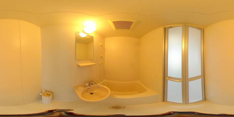 パノラマ画像バスルーム