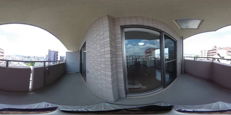 パノラマ画像バスルーム