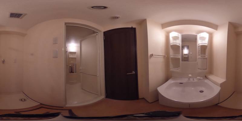 パノラマ画像洗面所