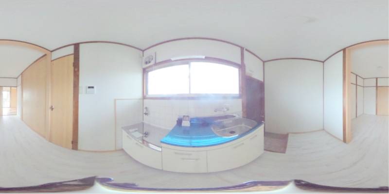 パノラマ画像キッチン