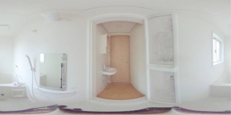 パノラマ画像バスルーム