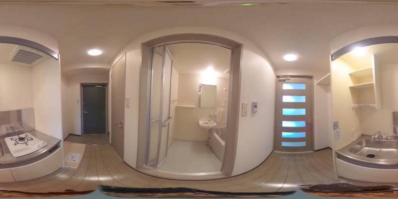 パノラマ画像キッチン