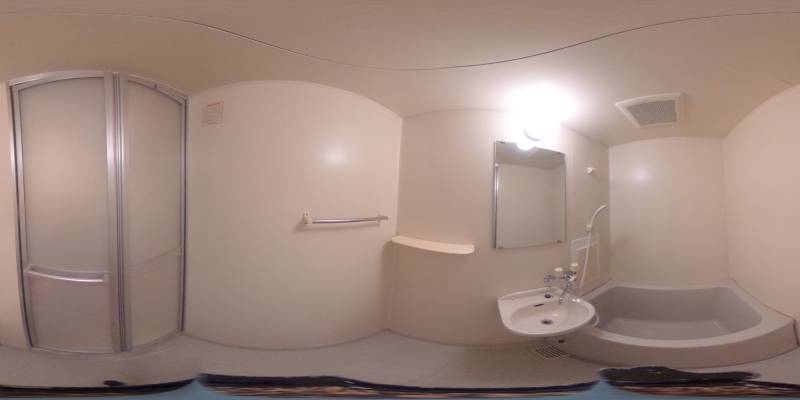 パノラマ画像バスルーム