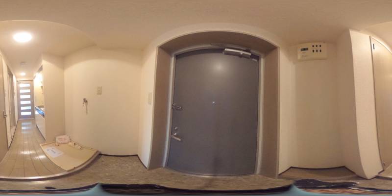 パノラマ画像玄関