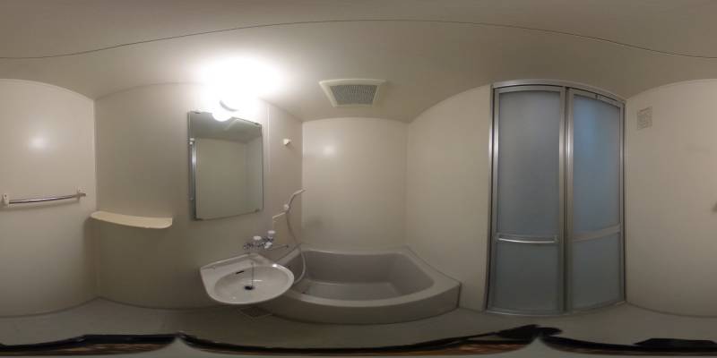 パノラマ画像バスルーム