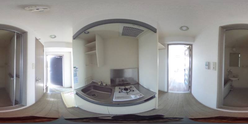 パノラマ画像キッチン