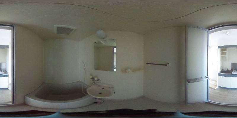 パノラマ画像バスルーム