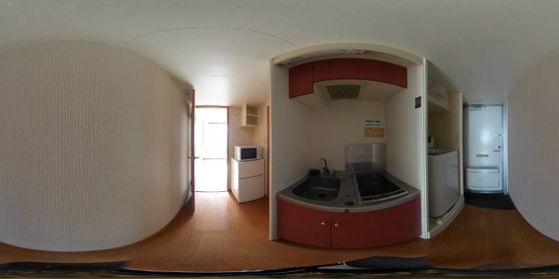 パノラマ画像キッチン