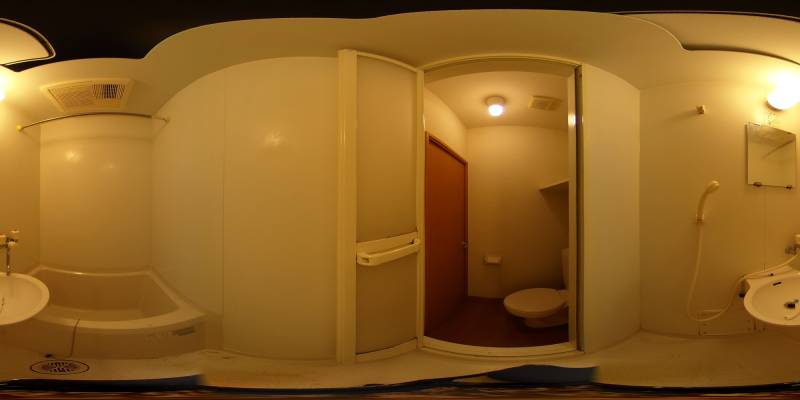 パノラマ画像バスルーム