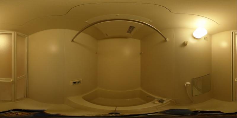 パノラマ画像バスルーム