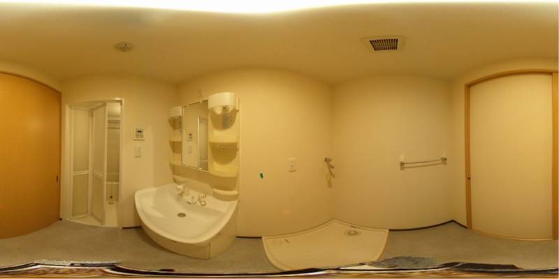 パノラマ画像洗面所