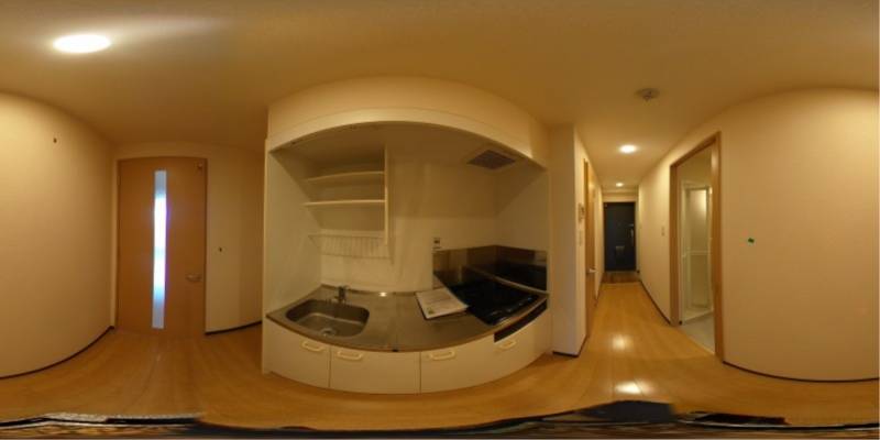 パノラマ画像キッチン