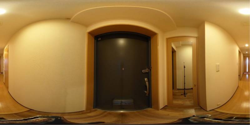 パノラマ画像玄関