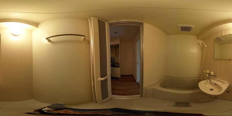 パノラマ画像バスルーム