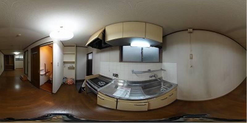 パノラマ画像キッチン