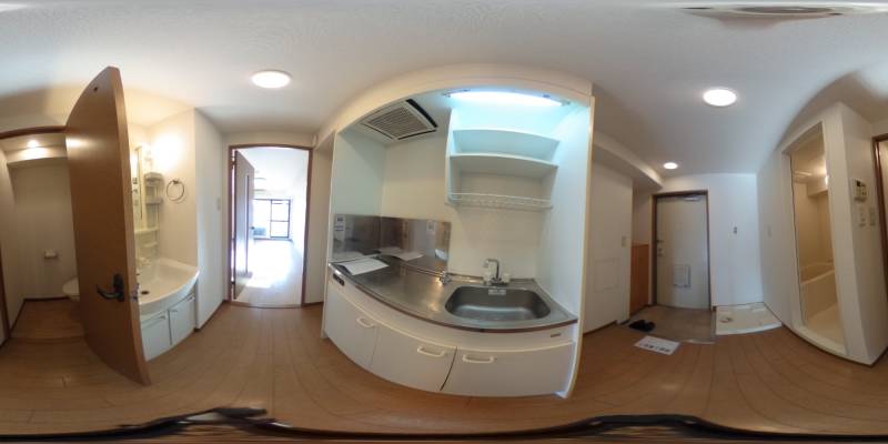 パノラマ画像キッチン