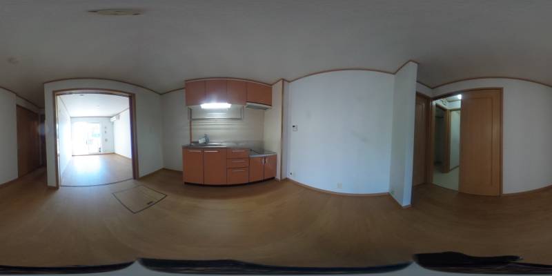 パノラマ画像キッチン