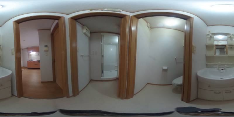 パノラマ画像洗面所