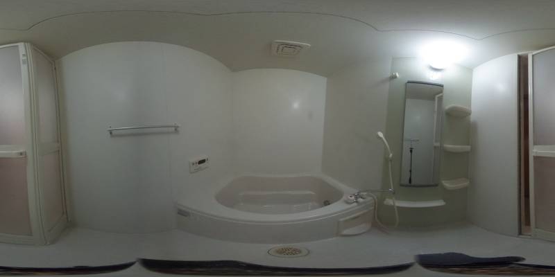 パノラマ画像バスルーム