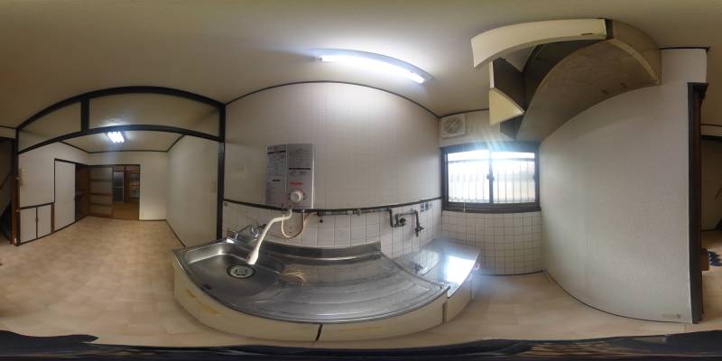 パノラマ画像キッチン