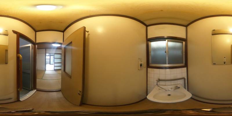 パノラマ画像洗面所