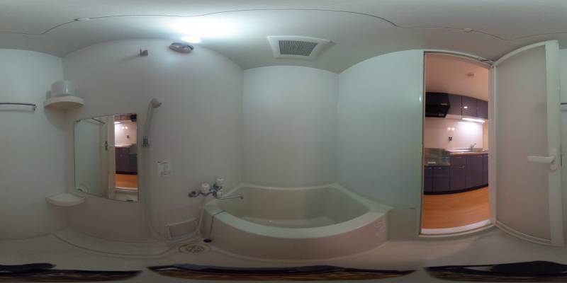 パノラマ画像バスルーム