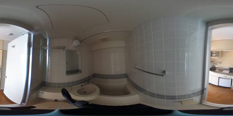 パノラマ画像バスルーム