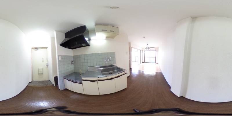 パノラマ画像キッチン