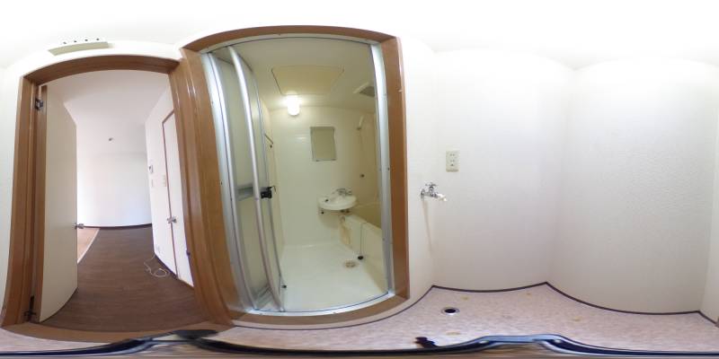 パノラマ画像バスルーム