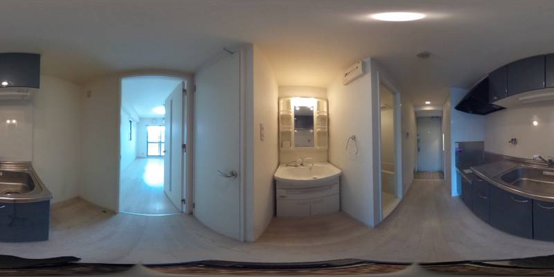 パノラマ画像キッチン