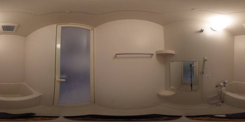 パノラマ画像バスルーム
