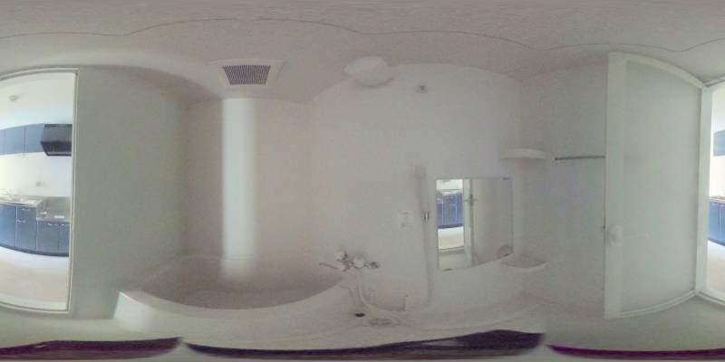 パノラマ画像バスルーム