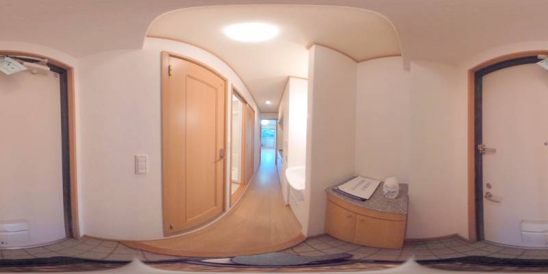 パノラマ画像玄関