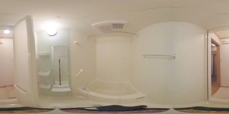 パノラマ画像バスルーム