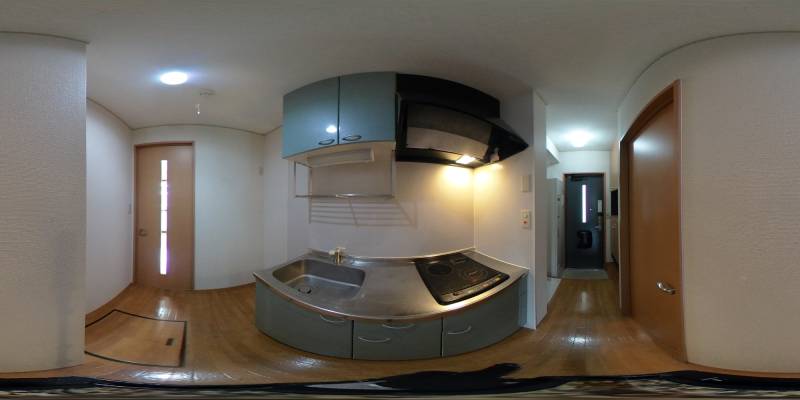 パノラマ画像キッチン