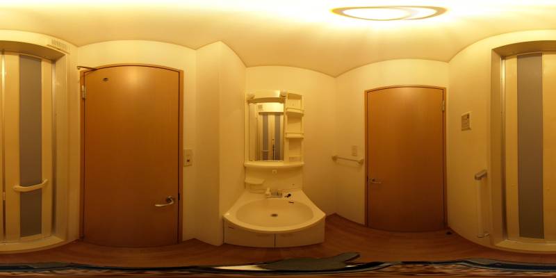 パノラマ画像洗面所