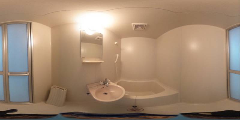 パノラマ画像バスルーム