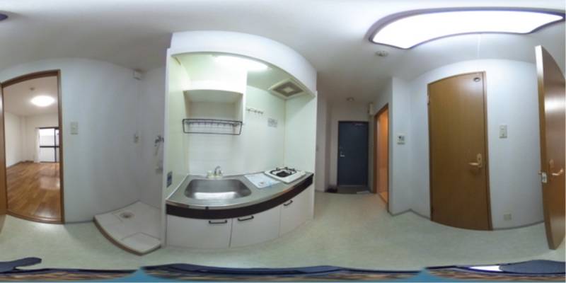 パノラマ画像キッチン