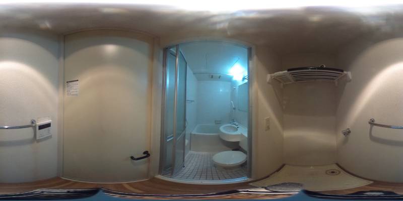 パノラマ画像バスルーム