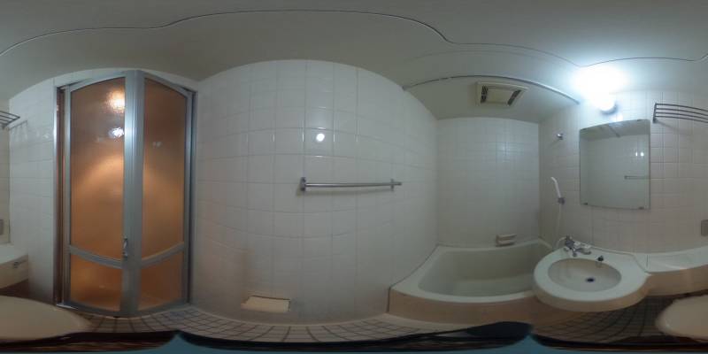 パノラマ画像バスルーム