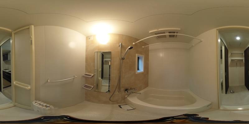 パノラマ画像バスルーム