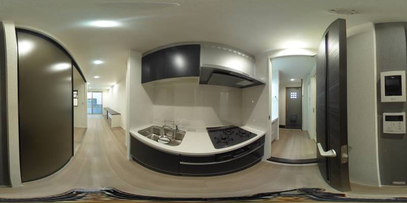 パノラマ画像キッチン