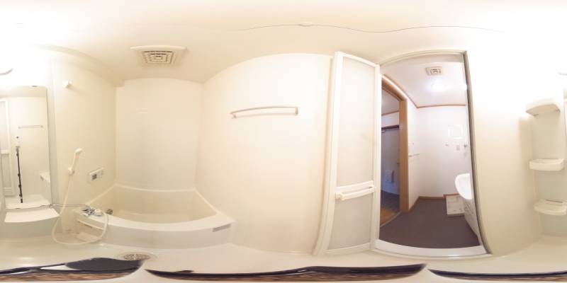 パノラマ画像バスルーム