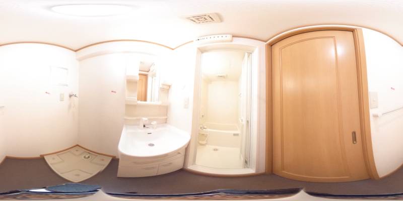 パノラマ画像洗面所