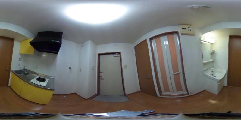 パノラマ画像キッチン