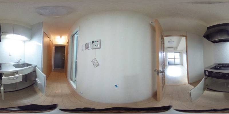 パノラマ画像キッチン