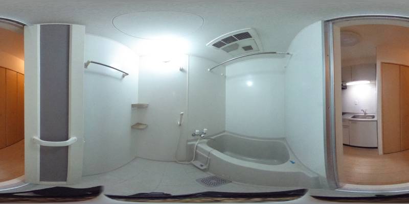 パノラマ画像バスルーム