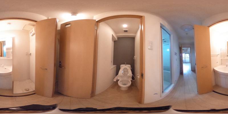 パノラマ画像トイレ