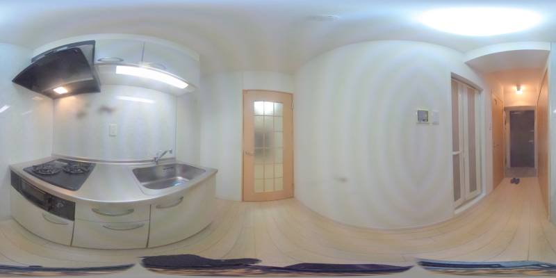 パノラマ画像キッチン