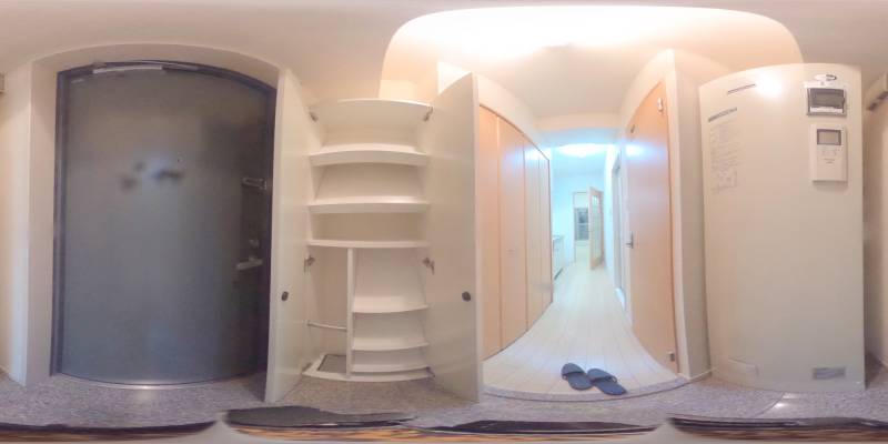 パノラマ画像玄関